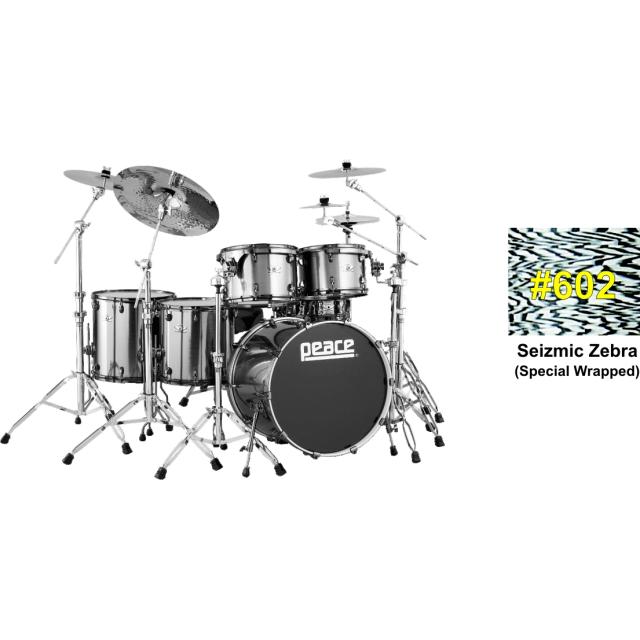 Striking wrapped finish birch 5 pcs Drum Kit