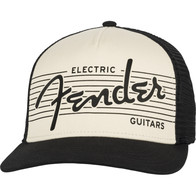 Fender® Electric Hat Black/Cream One Size