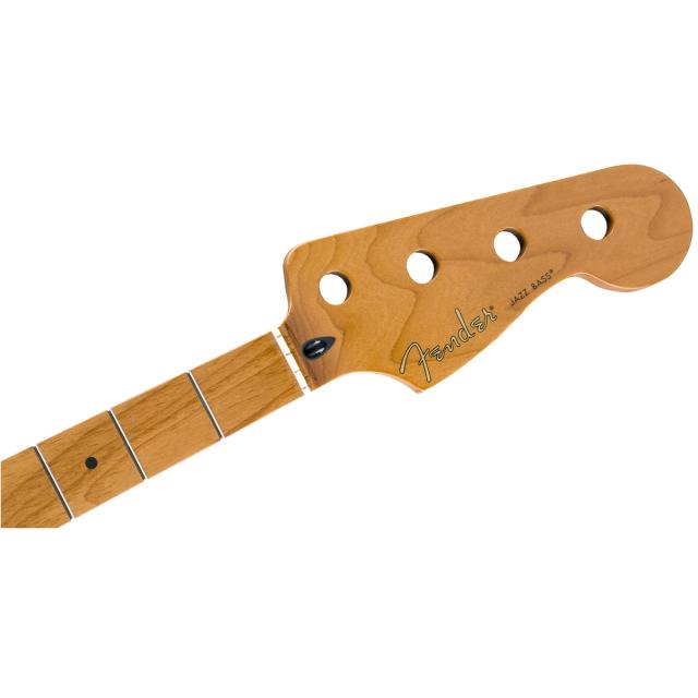 Manico Jazz Bass in Roasted Maple, 20 tasti jumbo medi, 9,5 ", acero, forma a C.