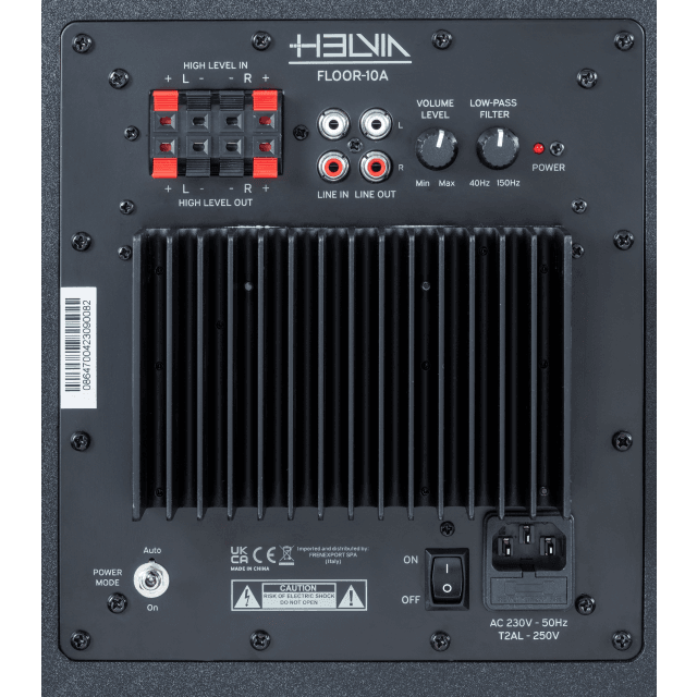 10" Floor and Wall Mount Active Subwoofer