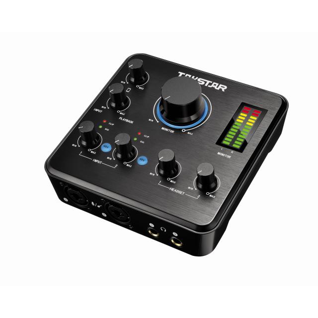 Webcast 2 channel Pdocast USB Audio interface