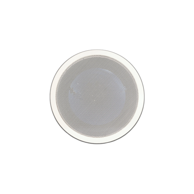 Diffusore passivo da 8" 30W a soffitto / a parete (griglia rotonda, colore bianco)