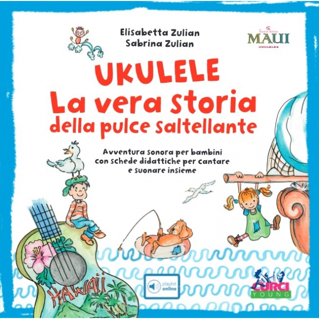 MAUI SUNNY Ukulele with bag and kids edu book (ITA)