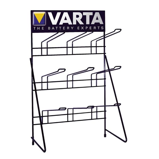 Desk metal display with 9 hooks
