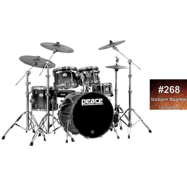 Genuine lacquered finish Canadian Rock Maple 5 pcs Drum set