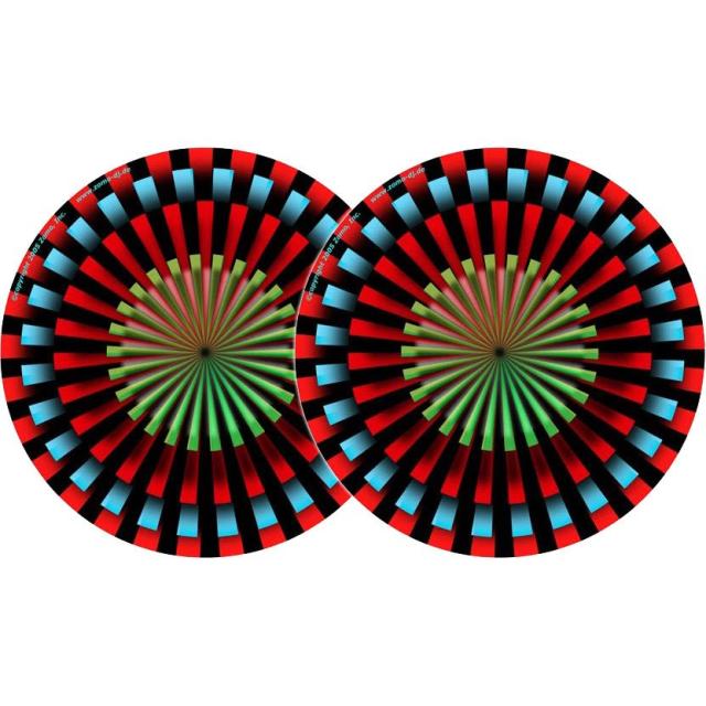 2x Slipmats - Pinwheel 1