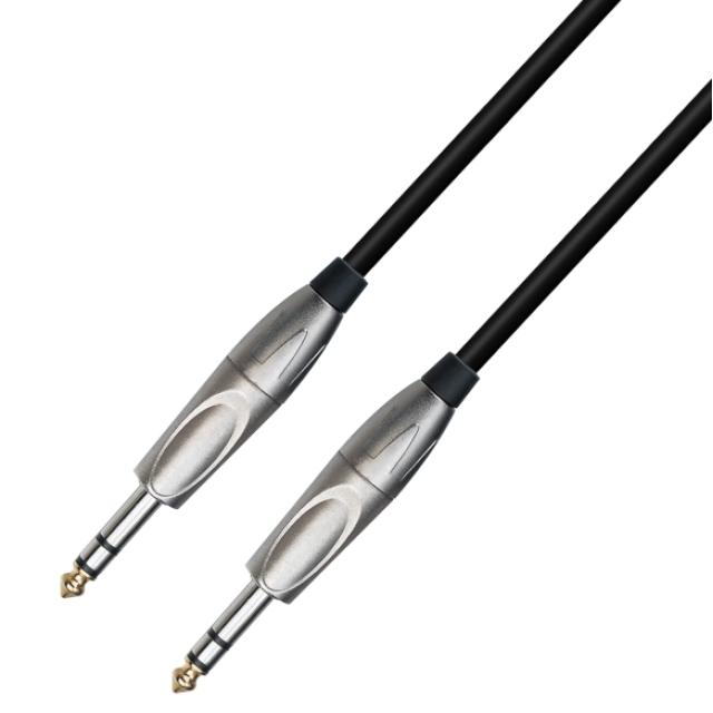 Balanced instrument cable 6.3mm Jack STEREO - 6.3mm Jack STEREO / 6mt