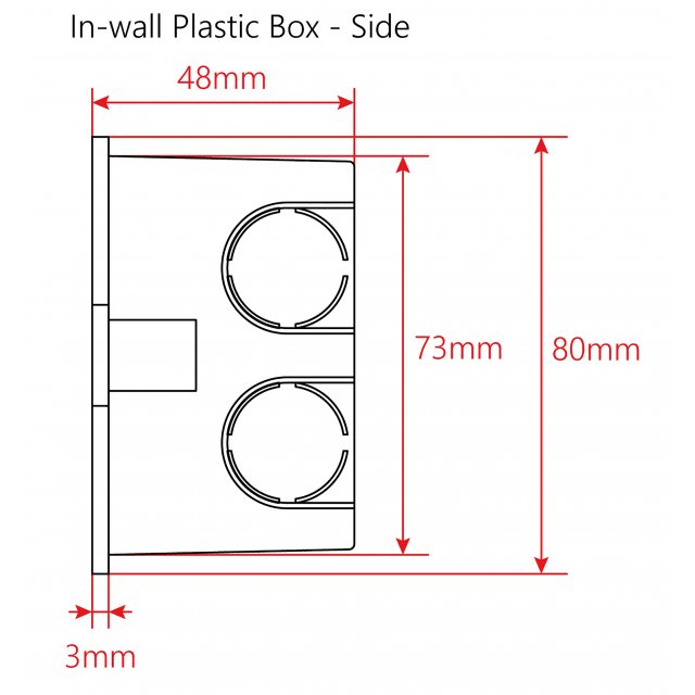 Attenuatore di volume da 60W per diffusori a 70-100V, 11 posizioni + Off, con linea aux. e comando di allarme a 24V