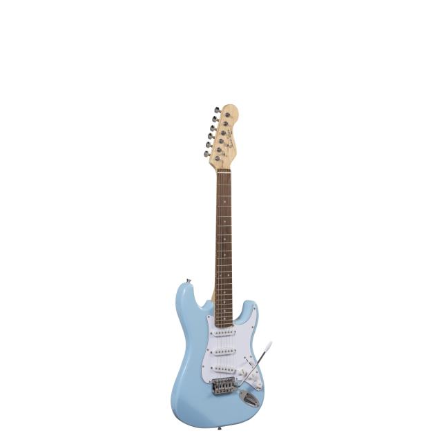 3/4 double cutaway electric guitar with 3 single coils