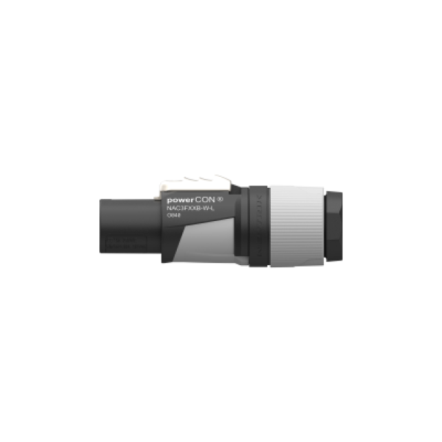 powerCON power-OUT female connector for cable diameters 10 - 16 mm (grey)