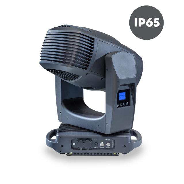 Set da 2 teste mobili Beam&wash IP66 con flight case