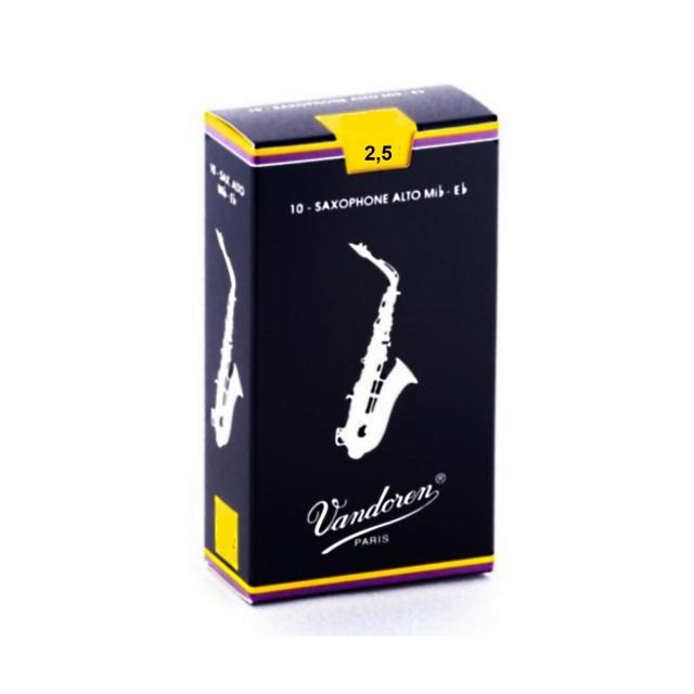 Confezione 10pz si Ance per Sax Alto in Mib 2,5 Traditional