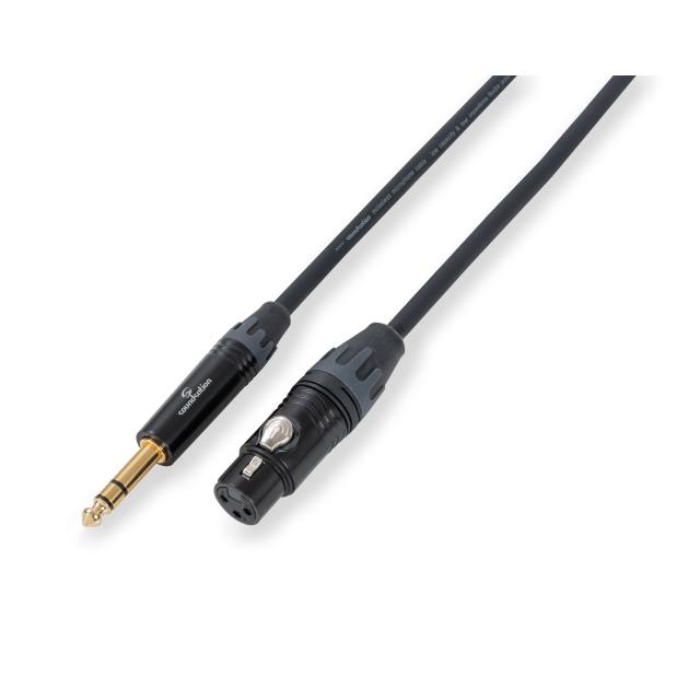 Cavo patch bilanciato Wiremaster XLR(F)-6.3mm Jack STEREO / 5mt
