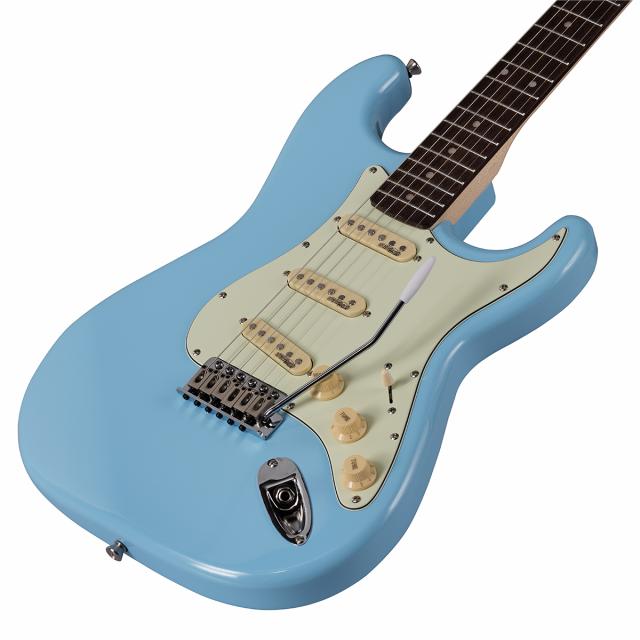 Double cutaway electric guitar with 3 single coils and vintage tuners (Wilkinson equipped, eco-rosewood fretboard)