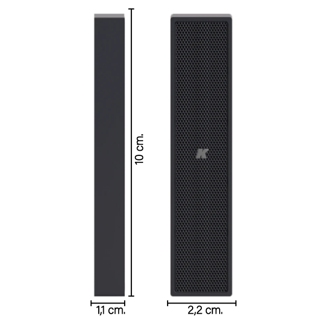 4x0.5" Ultra-miniature Line Array Source 16 Ohm Speaker (black color)