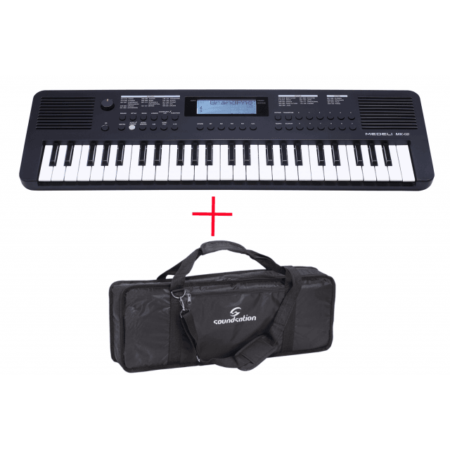 49-key mini-size portable arranger keyboard + bag