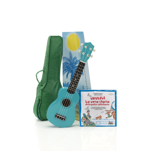 MAUI SUNNY Ukulele with bag and kids edu book (ITA)