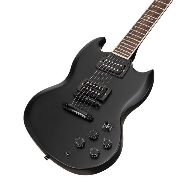 Chitarra elettrica serie SHADOW double cutaway con 2 humbucker, ponte tune o matic e manico set-in 