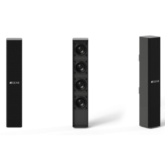 Ultra-compact 4x2" full-range passive speaker (black)