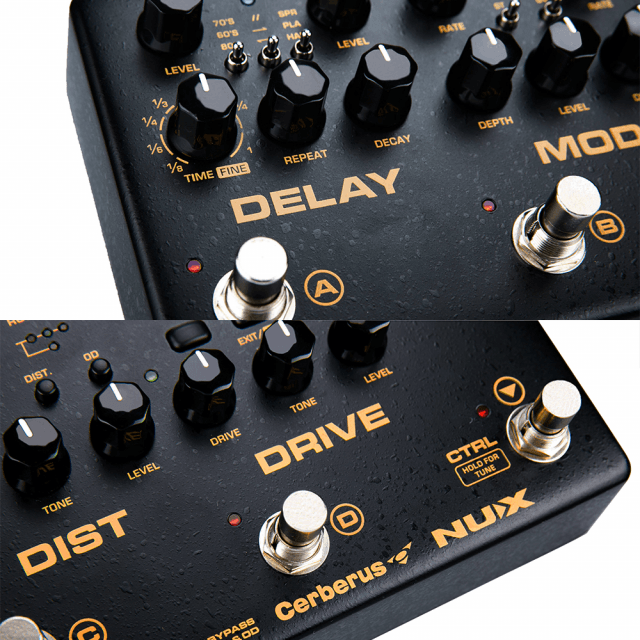 Multi-function FX pedalboard