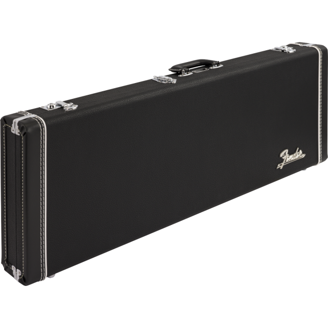 Classic Series Wood Case - Strat®/Tele®, Left-Hand, Black, 0996107306