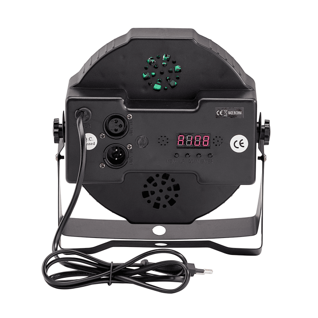 PAR a LED 18x1W (6R, 6G, 6B) con telecomando