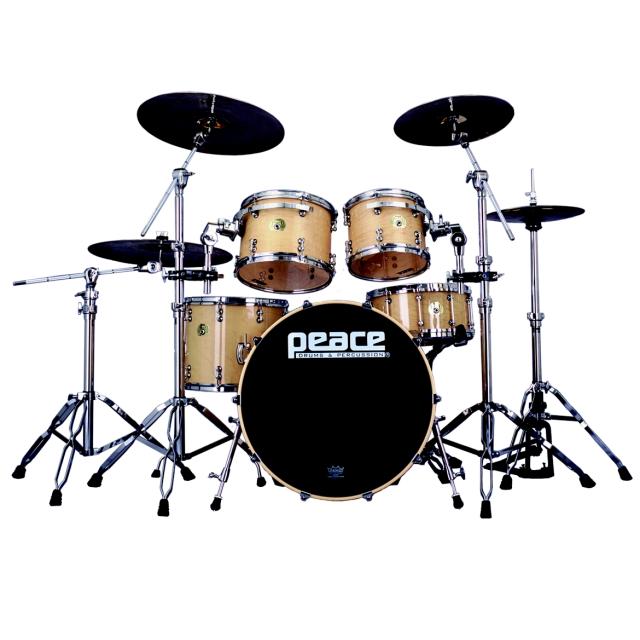 Genuine lacquered finish Canadian Rock Maple 4 pcs Drum set