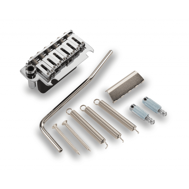 Tremolo Bridge Narrow Spacing for Electric Guitar (Chrome)