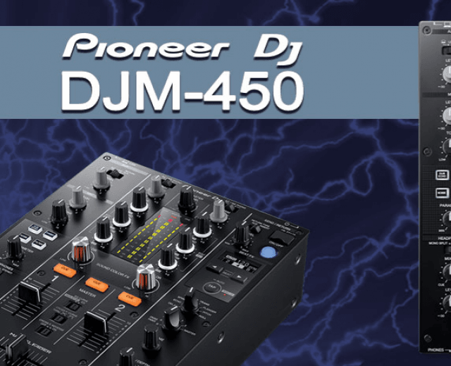 Pioneer lauches new DJM-450 2 channel mixer