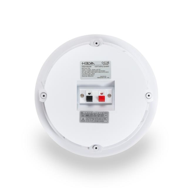 20W 70V/100V 5.25" 2-Way Ceiling Speaker with Back Can