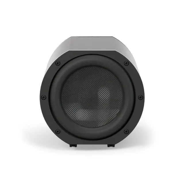 Subwoofer Ultra Compatto in Lega di Alluminio da 1x5.25", 4 Ω (colore Nero)