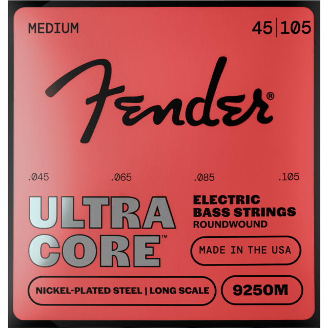 Corde per basso Ultracore™ 9250ML, acciaio nichelato, scala lunga, calibri .045-.105 0737250706