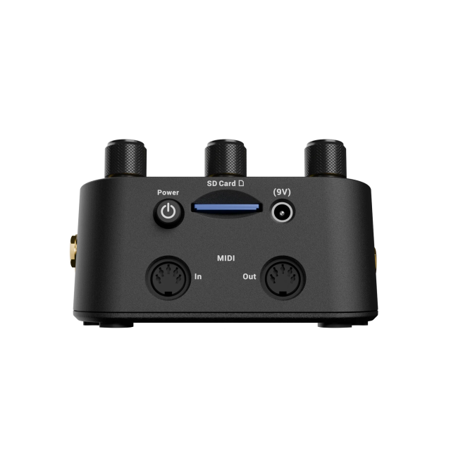 Stomp box drum machine