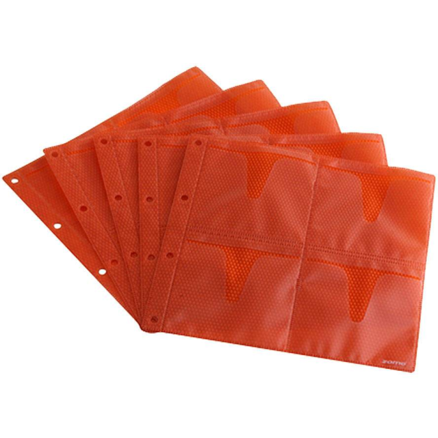 CD Sleeves Premium 10 x 8 CDs - orange