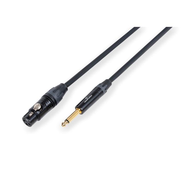 Wiremaster speaker cable XLR(F)-6.3mm Jack MONO / 1x2.5 mm² / 5mt