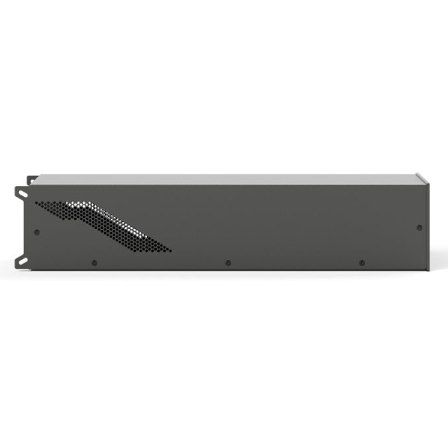 Compact 4-channel amplifier with 4x1500 W RMS @4Ω, built-in DSP and Powersoft™ module
