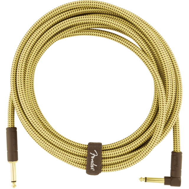 Deluxe Series Instrument Cable Straight/Angle 15' (4,5 m)  Tweed
