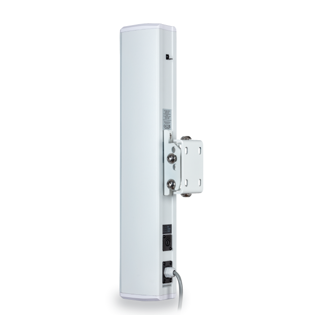 Diffusore a colonna sottile a 2 vie IP66 da 100 W, bianco