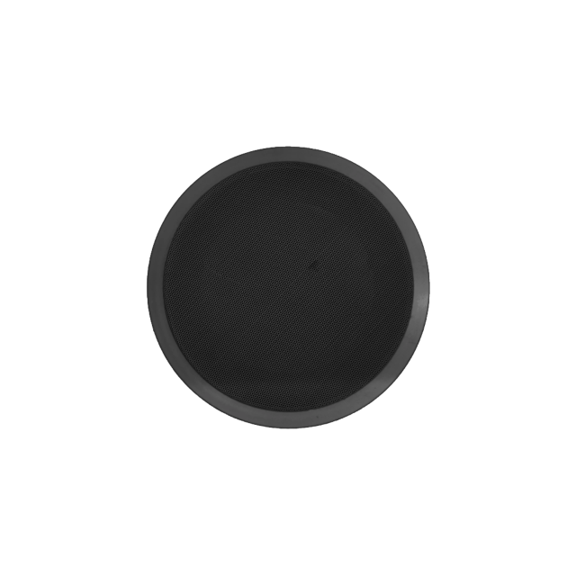 Diffusore passivo da 8" 30W a soffitto / a parete (griglia rotonda, colore nero)