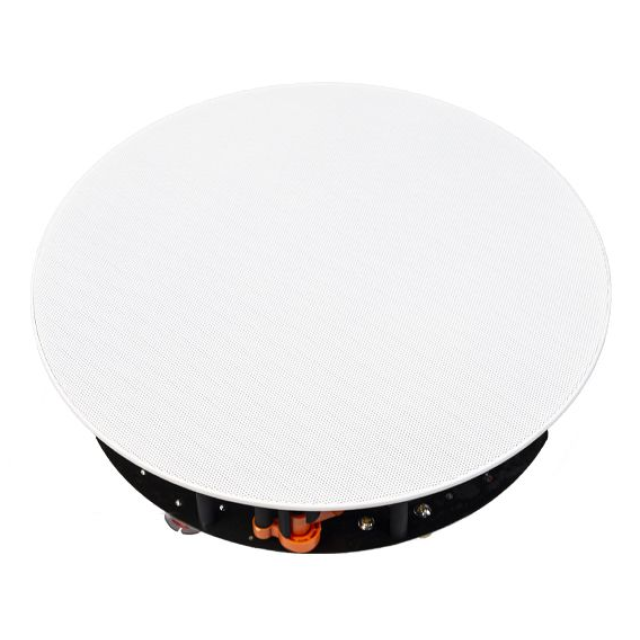 Diffusore passivo da 5.25" a soffitto / a parete (griglia rotonda, colore bianco)