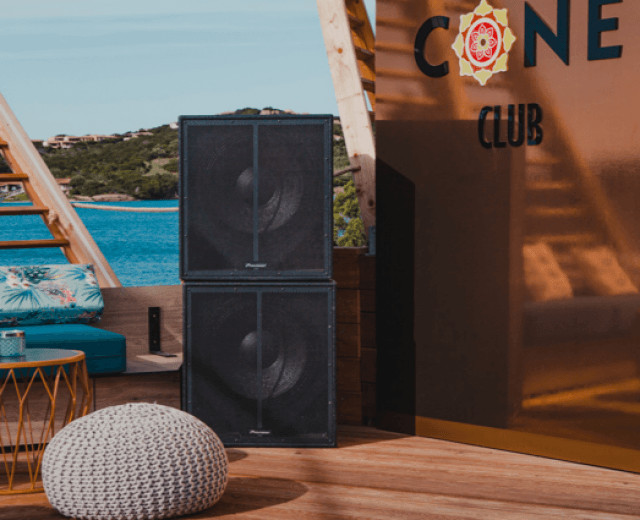 Frenexport installs turnkey Pioneer PRO AUDIO system at stunning Sardinia resort.