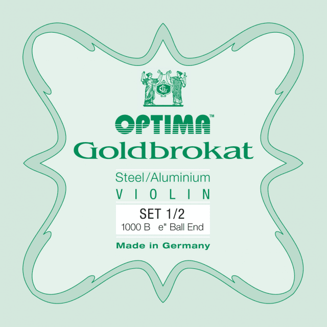 VIOLIN  OPTIMA GOLDBROKAT SET 1000 B 1/2