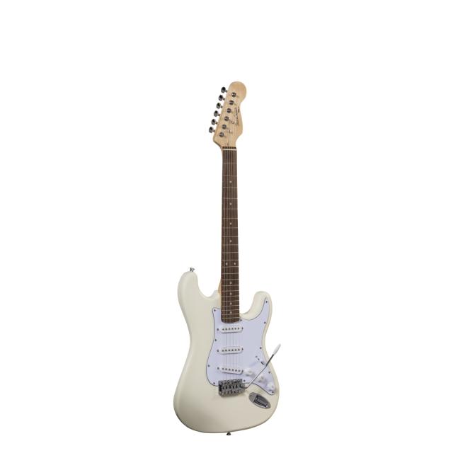 3/4 double cutaway electric guitar with 3 single coils