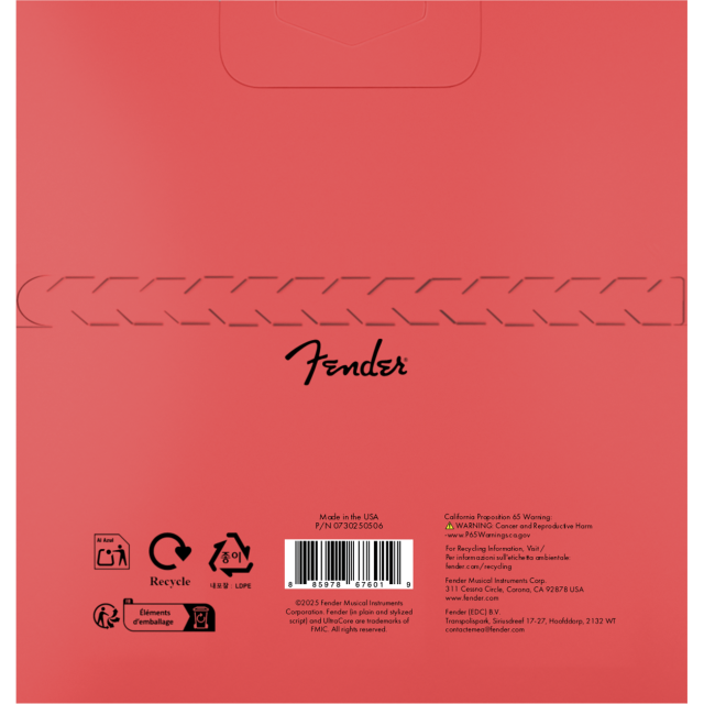 Muta Fender Ultracore™ 1250L Guitar Strings, Nickel-Plated Steel, Ball End, Gauges .010-.046 0730250506