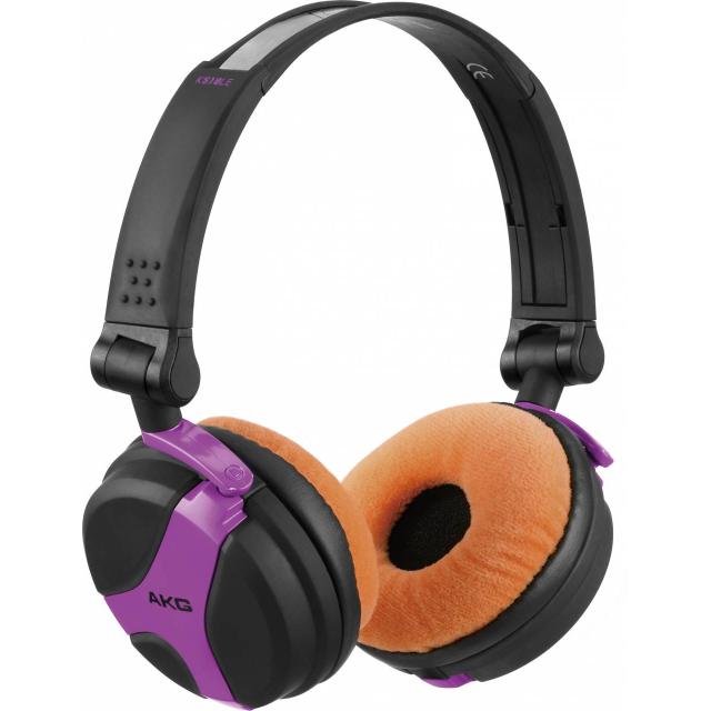 Earpad Set VELOUR for AKG K518 DJ & K518 LE  - tangerine