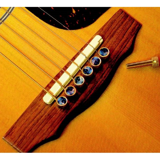 Abalone Inlay Flat Head Tone Pins (Pack of 6 pcs)