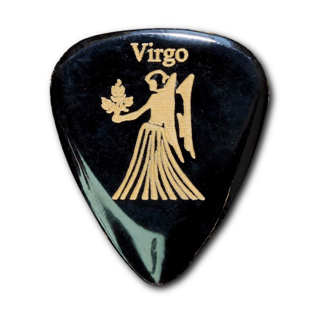 1 Plettro con segno zodiacale "Vergine"