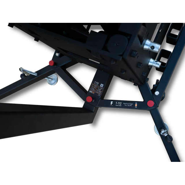 7m Structural Tower 30X30 Black, Max Load 750kg (F70TBT112)