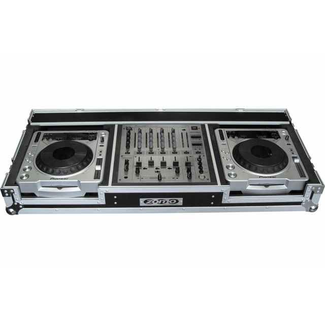 P-800/12 - Flightcase 2x CDJ-800 + 1x DJM-600/700/800 - silver