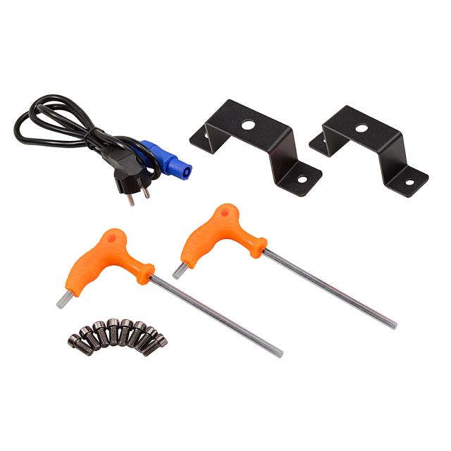 Set of 2x slim 16x30W RGB COB blinders with Flight case